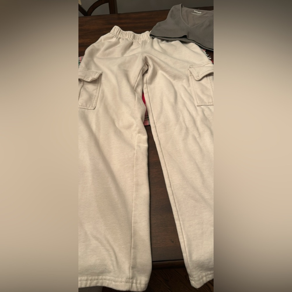 Altar’d State cream cargo pants